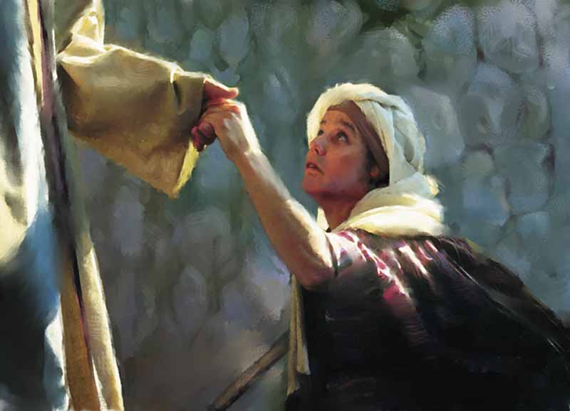 the crippled woman