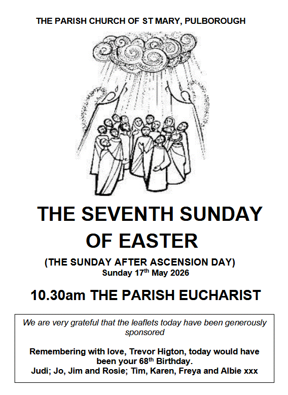 seventh sunday of easter service booklet